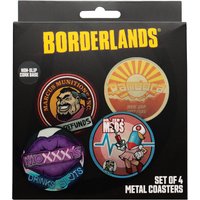 Borderlands Set of 4 Coasters - multicoloured