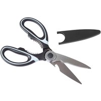 Zing Black And Pastel Blue Scissors - Black
