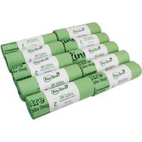 BioLiner 80 Litre Compostable Bags for Swing Bins & Dustbins - Green / 10