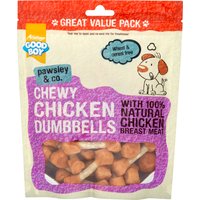 Good Boy Pawsley Chewy Chicken Dumbbells Dog Treats