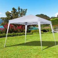 Outsunny 2.4m x 2.4m Pop up Garden Tent - White