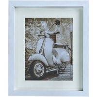 Mounted Box Photo Frame - White / 9 x 7in