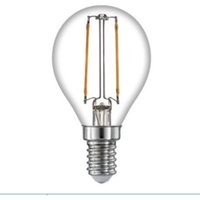 2W LED Golf Ball Filament Light Bulb - Clear / E14