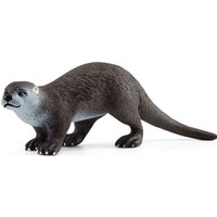 SCHLEICH Wild Life Otter Toy Figure - 14865 - Grey