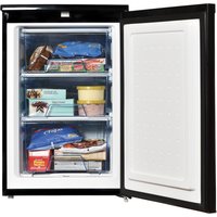 55cm Under Counter Freezer Black - Black