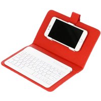 Wireless Keyboard Case for Phones - Red