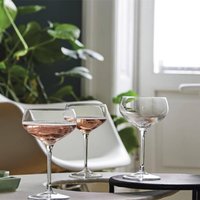 Bartender Glass Champagne Coupe Saucers - 305ml - Clear / 6