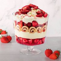 Footed Glass Trifle Bowl - Clear
