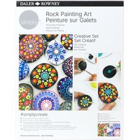 Daler Simply Rock Painting Creative Set - Red