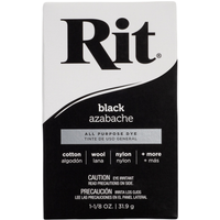 Rit All Purpose Fabric Natural Dye Powder 32g Sachet - Black
