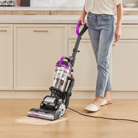 Carpet and Hard Floor Compatible Upright Vacuum Cleaner - Black