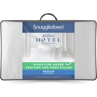 Snuggledown Hotel Goose Feather Down Pillow - White / 1