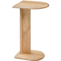 Ivy Solid Wood C-Shaped Side Table - Natural