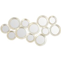 Matera Round Wall Mirror - Silver