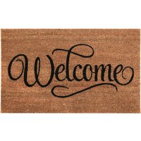 Filta Welcome Coir Doormat - Brown