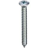 Unifix Self-Tapping Screws Pozi Raised Head AB DIN 7983-C-Z BZP 8G X 1" - Box of 1000 - Grey