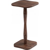 Jasmine Solid Wood Side Table - Espresso