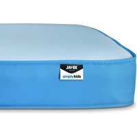 Jay-Be Simply Kids Waterproof Anti-Microbial Sprung Mattress - EU Single - Blue / Medium/Firm