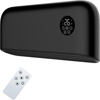 Wall Mounted Over Door Heater 2000W - Black