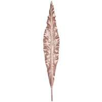 Artificial Metallic Banana Leaf - Pink