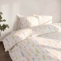 Studio Edition Summer Bloom Duvet Cover Set - Neutral / Double