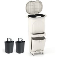 42L Kitchen Trash Can with Lid