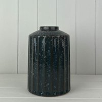 Classic Green Sleek Glossy Vase for Home Decor - Dark Green
