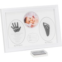 Baby Sentiment Frame With Inkpad - White