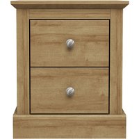 Devon 2 Drawer Bedside Cabinet