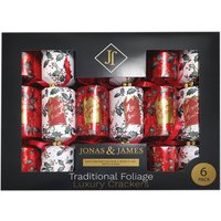 Jonas & James, Pack Of 6 Traditional Foliage Crackers Jonas & James, Pack Of 6 Traditional Foliage Crackers