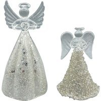 Platinum Eternity, Hanging Glass Silver Angel Platinum Eternity, Hanging Glass Silver Angel
