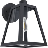 Eglo Mirandola Outdoor Wall Light   Black