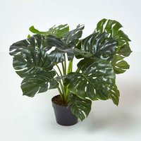 Homescapes Artificial Monstera Plant, 60 cm Tall - Green