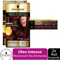 Schwarzkopf Oleo Intense 4-23 Burgundy Red Permanent Oil Colour - Buy2 - 4-23 Burgundy Red / 2