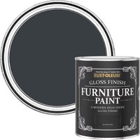 Rust-Oleum Gloss Furniture Paint - Anthracite (RAL 7016) 750ml - Dark Grey