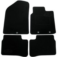 Kia Picanto 2011-2017 Carpet Car Mats 4pc Set - Black
