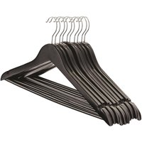 Wooden Coat Hangers - Black / 10