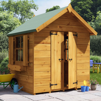 BillyOh Childs Potting Shed Playhouse - Brown / Windowed