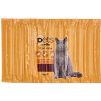 Pack of 10 Cat Treat Sticks - Chicken and Liver