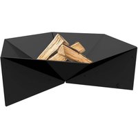 Chic Steel Goblet Design Fire Pit - Black
