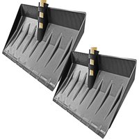 Black Spade With Handle - Black