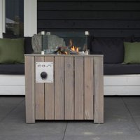 Cosicube 70 Grey Wash Fire Pit Outdoor Patio Heater - Grey Washed