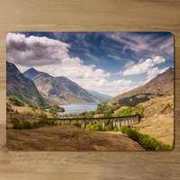 The Glenfinnan Viaduct Designer Placemat Set - Green