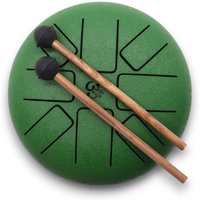 Hapi Drum Om Green Handcrafted for Meditation, Relaxation Instrument - Green