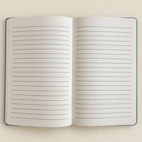 Embrace The Journey Light Blue Velvet Notebook - Light Blue