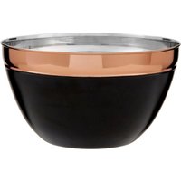 Prescott Large Black and Copper Mixing Bowl - Grey