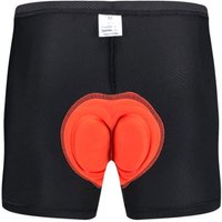 Silicone Padded Cycling Shorts - Red / L