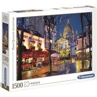 Paris Montmatre 1500 Piece Puzzle - White