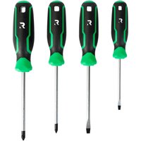 Rikå 4pc Mixed Long Reach Screwdriver Set - Red