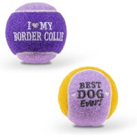 Pre-personalised Dog Ball Toy - Border Collie